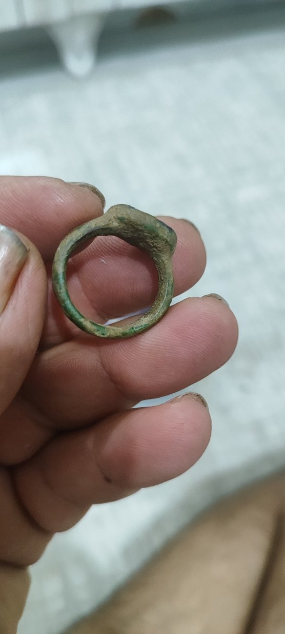 Yeşil Parlak Vintage Erkek Yüzük - Görsel 2