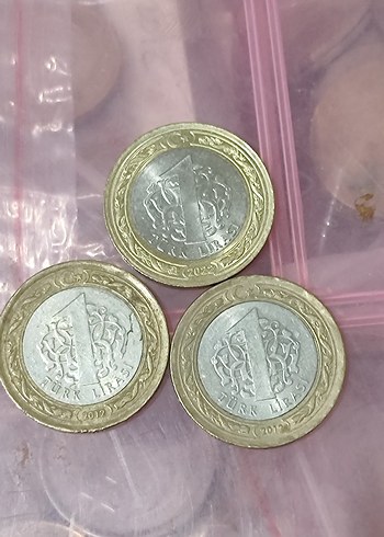 set halinde 3 adet hatıra para - Görsel 2