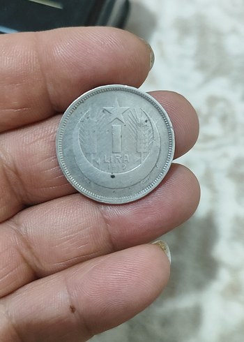 1939 Gümüş 1 lira 12 gram - Görsel 2