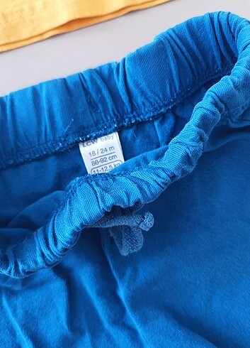 1,5 Yaş Beden çeşitli Renk Çocuk şort t-shirt 