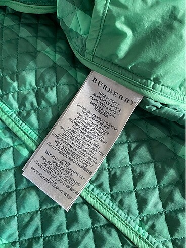 m Beden yeşil Renk Burberry Ceket