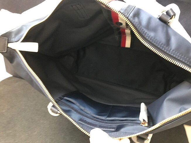 Beden lacivert Renk Tommy Hilfiger kadın askılı çanta