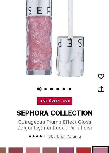 Sephora Collection Outrageous Plump Dudak Parlatıcısı - Görsel 2