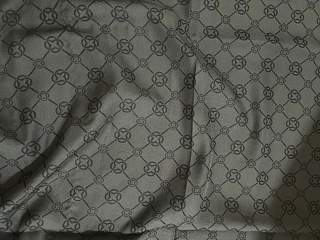  Beden gri Renk Aker Elegance Monogram Şal