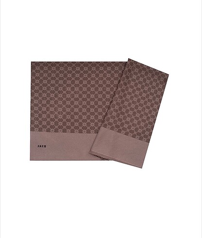 Aker Elegance Monogram Şal