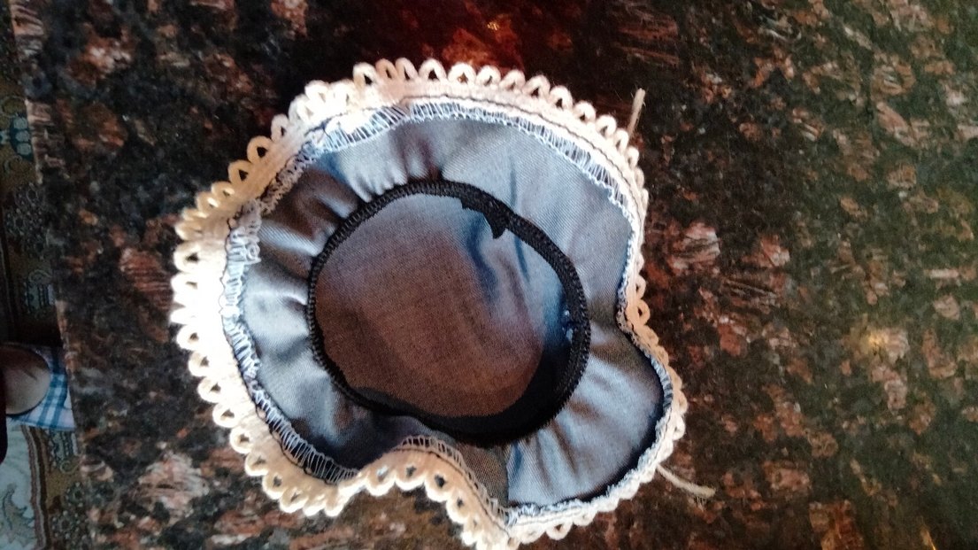 el emeği desenli kumaştan kavanoz kapak örtüsü - Görsel 5