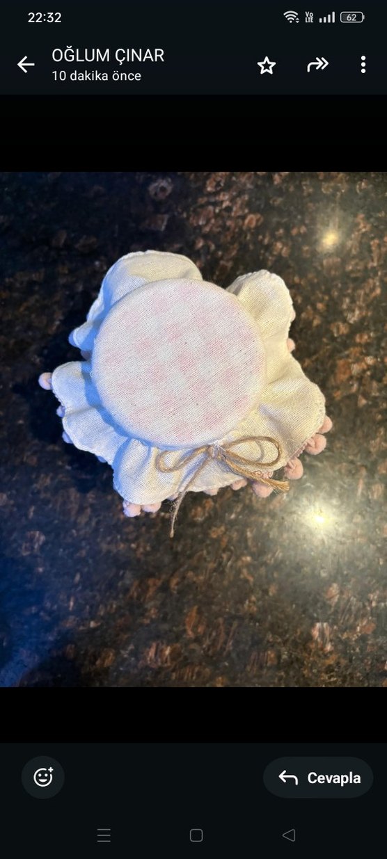 Cam Kavanoz Kapağı Örtüsü - Görsel 4