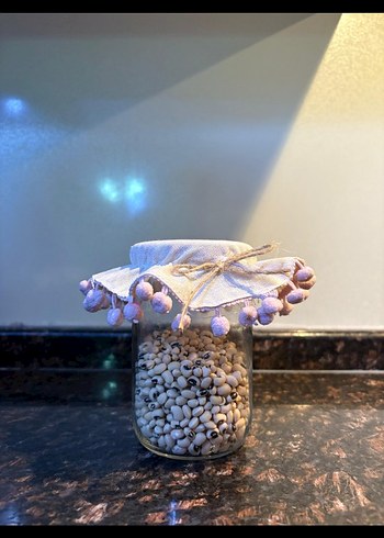 Bohem Tarzda Ponponlu Kavanoz Kapağı - Görsel 3