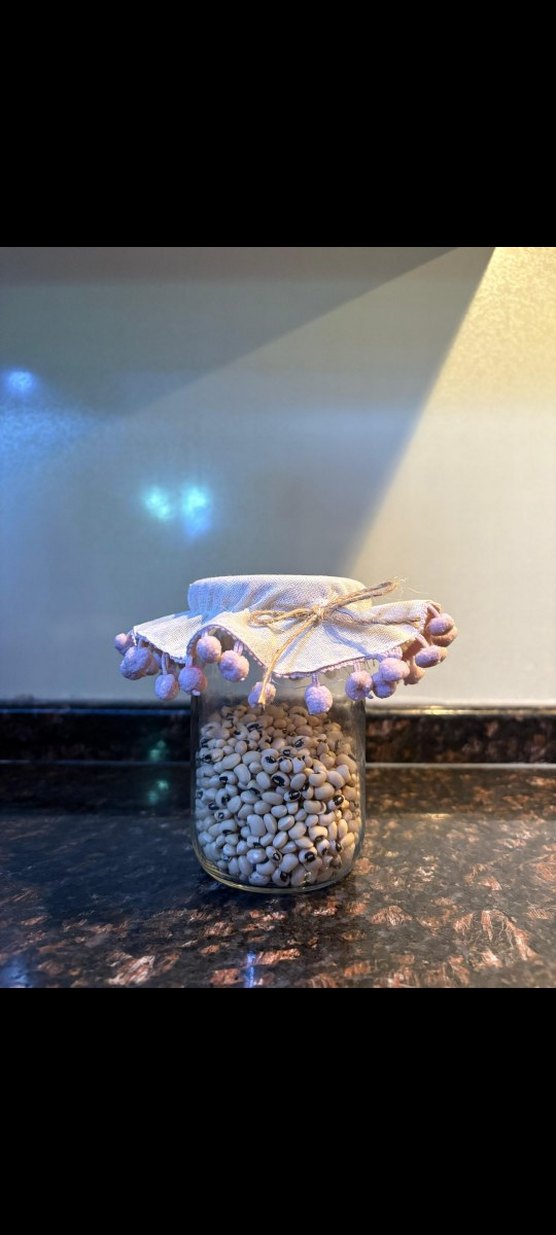 Bohem Tarzda Ponponlu Kavanoz Kapağı - Görsel 3