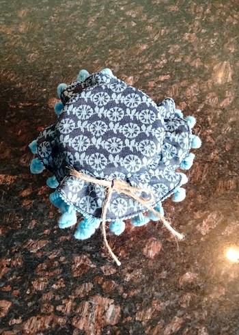 Bohem Tarzı El Yapımı Kumaş kavanoz kapak örtüsü - Görsel 5