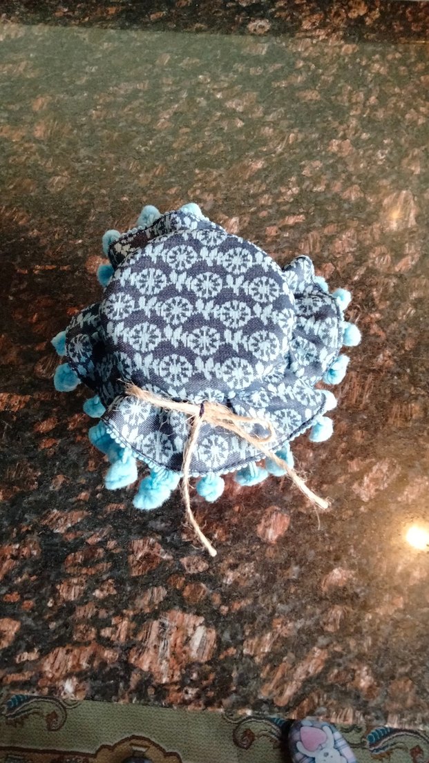 Bohem Tarzı El Yapımı Kumaş kavanoz kapak örtüsü - Görsel 5