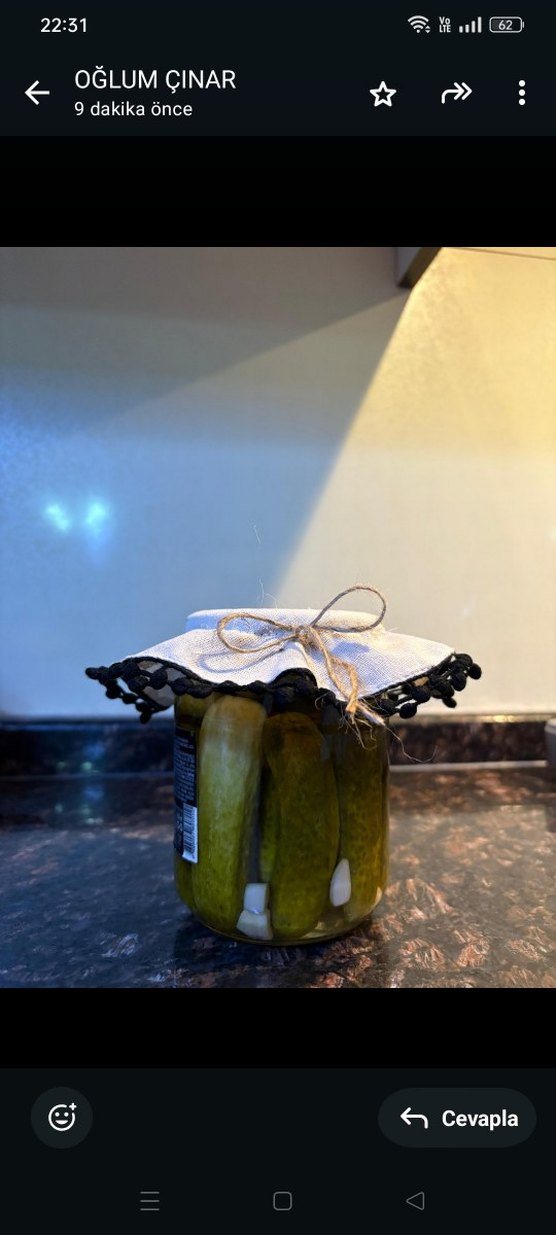 Cam Kavanoz Kapak Örtüsü - Görsel 2