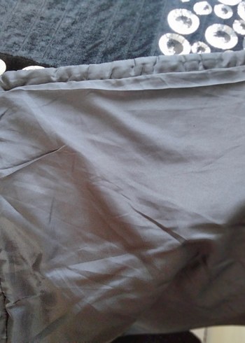 Nakışlı siyah kadife Yatak Örtüsü marka temsilidir - Görsel 6