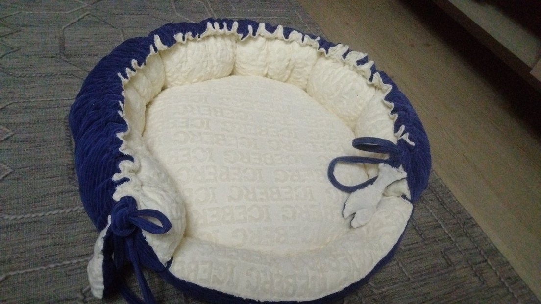 Mavi Renkli Kedi Yatağı - Görsel 5