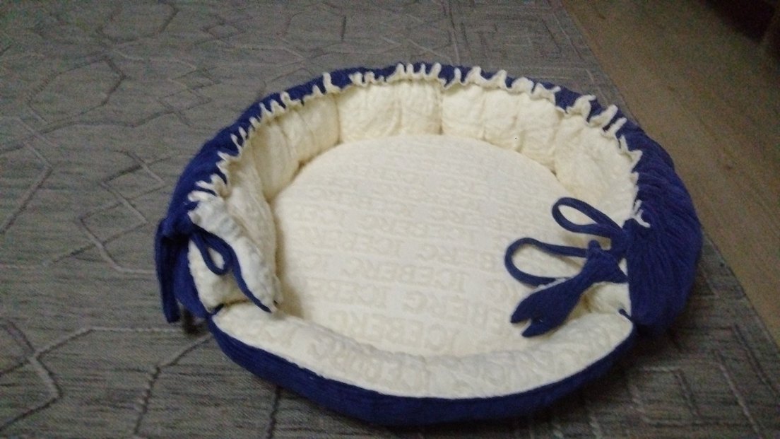 Mavi Renkli Kedi Yatağı - Görsel 4