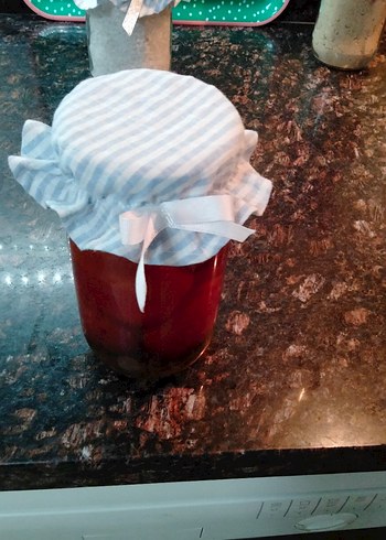 sade kavanoz kapak örtüsü - Görsel 6