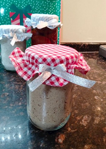 Kırmızı Kareli kavanoz  kapak örtüsü - Görsel 2