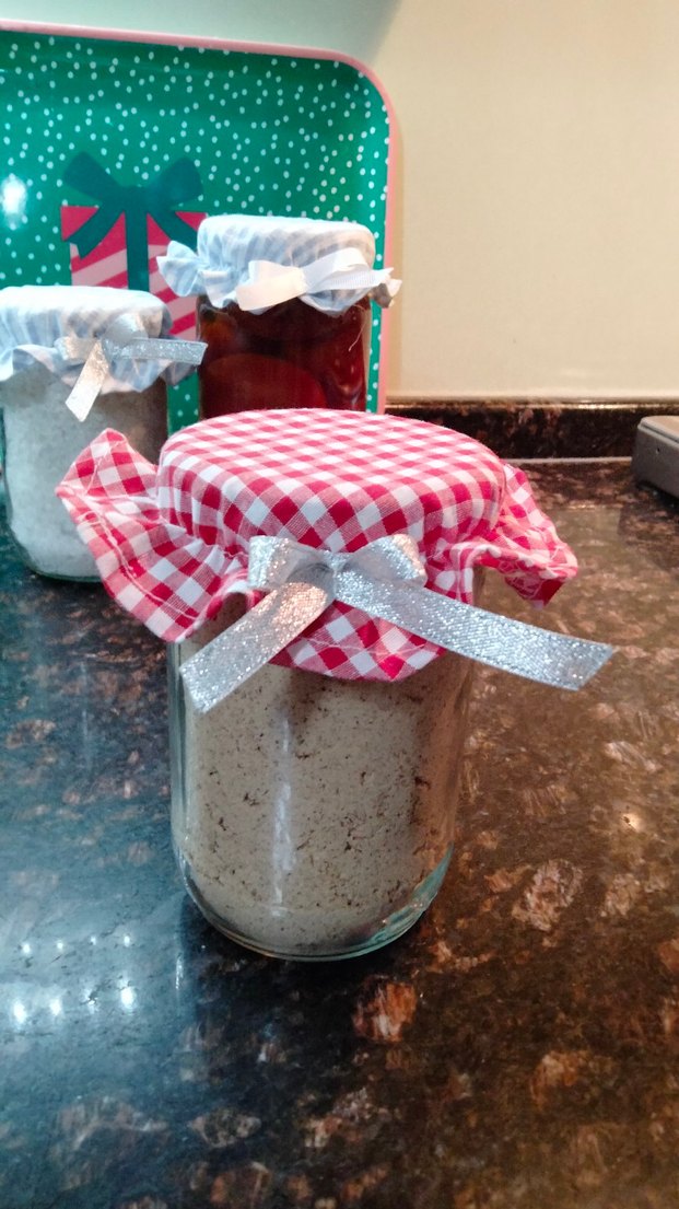 Kırmızı Kareli kavanoz  kapak örtüsü - Görsel 2