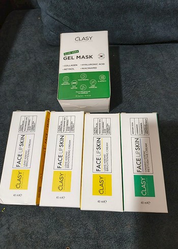 Beden Clasy Cilt Onarıcı ve Leke kremleri (MASKE HEDİYELİ)