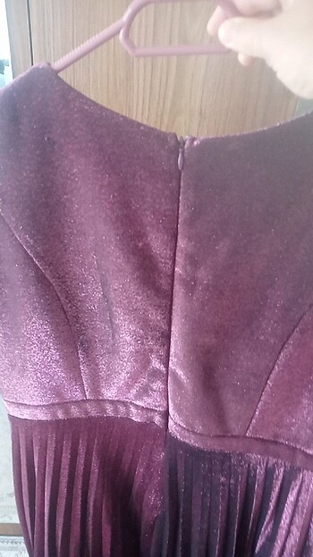 50 Beden bordo Renk Abiye