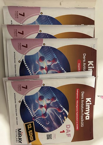 MİRAY 12.SINIF KİMYA FASİKÜLLERİ