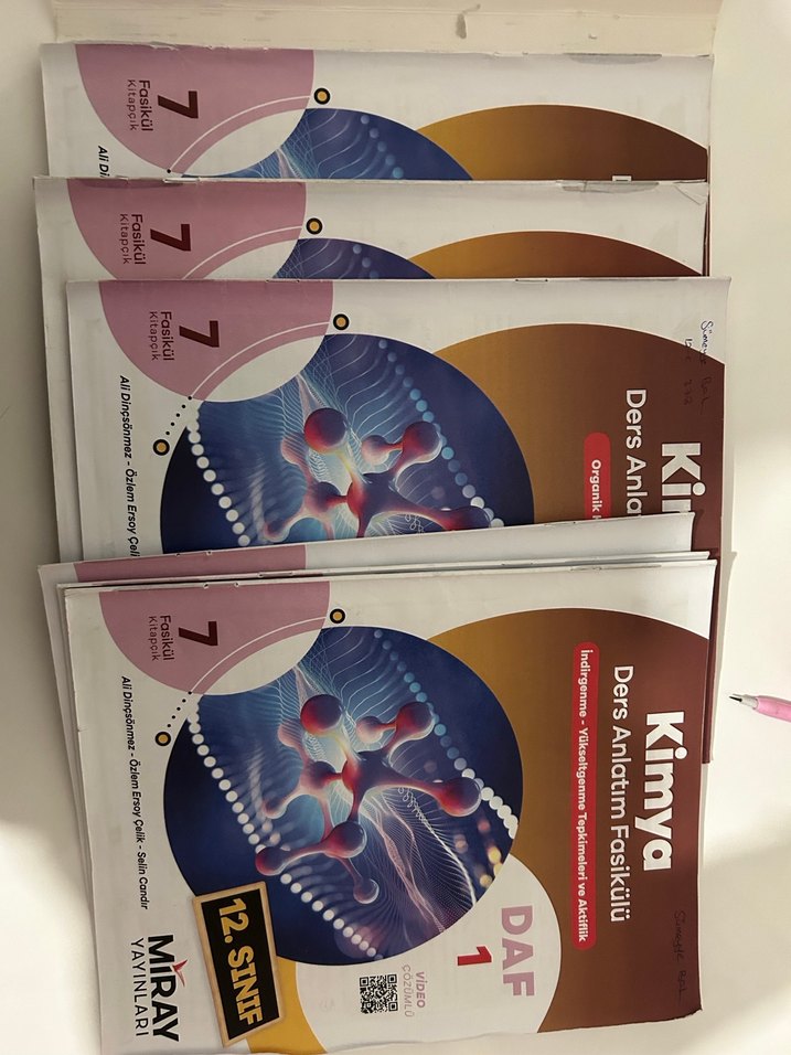 MİRAY 12.SINIF KİMYA FASİKÜLLERİ - Görsel 2