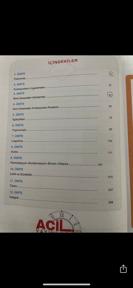 Matematiğin İlacı AYT Soru Bankası - Görsel 2
