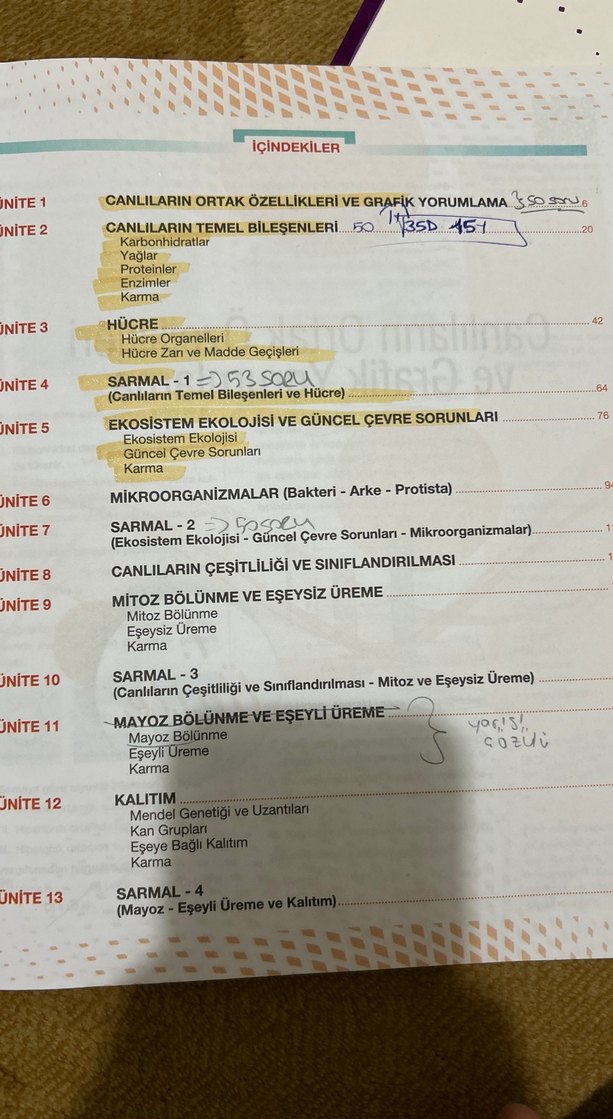 Palme TYT Biyoloji Soru Bankası - Görsel 2