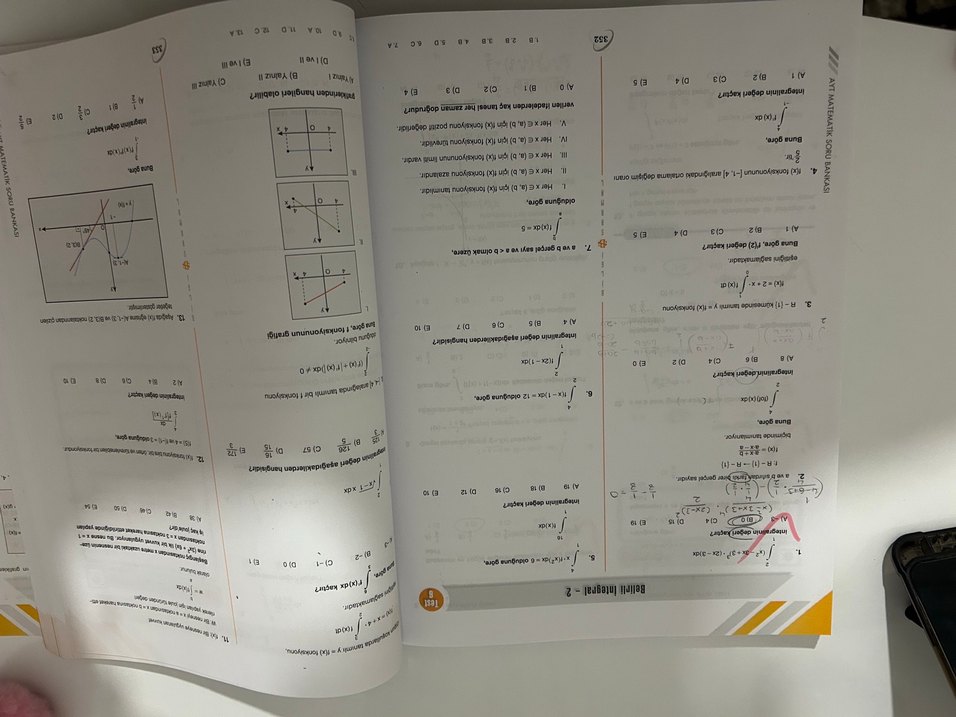 Bilgi Sarmal AYT Matematik Soru Bankası - Görsel 5