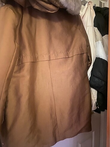 Mango Kürklü Parka-Mont-Kaban - Görsel 10