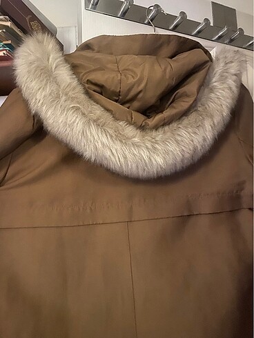 Mango Kürklü Parka-Mont-Kaban - Görsel 8