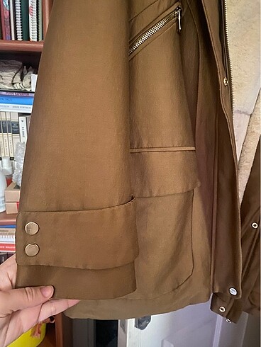 Mango Kürklü Parka-Mont-Kaban - Görsel 7