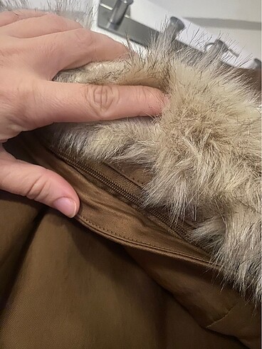 Mango Kürklü Parka-Mont-Kaban - Görsel 9