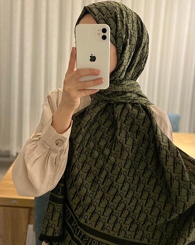 Dior kaşmir çift taraflı şal