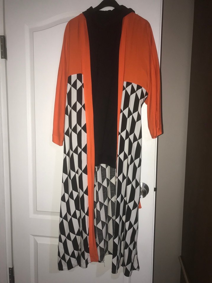 Uzun Desenli Kadın Kimono - Görsel 3