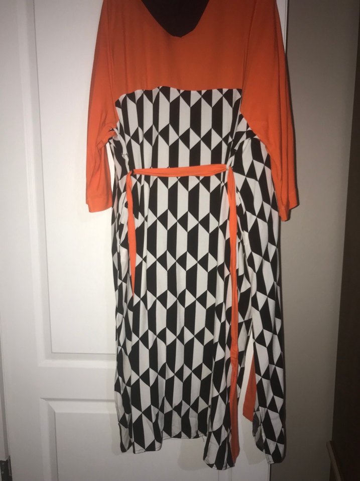 Uzun Desenli Kadın Kimono - Görsel 4