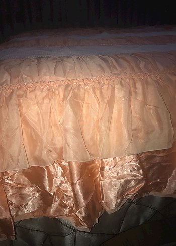 Dantel  yatak örtüsü el yapımı çeyizlik - Görsel 11