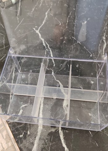 Şeffaf Makyaj veya poset çay Organizer Kutusu - Görsel 2