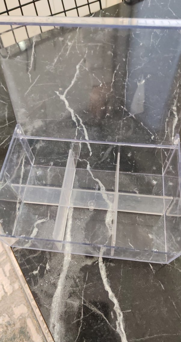 Şeffaf Makyaj veya poset çay Organizer Kutusu - Görsel 2