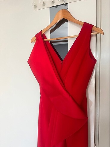 Kırmızı Abiye - Mezuniyet Elbisesi - Görsel 3