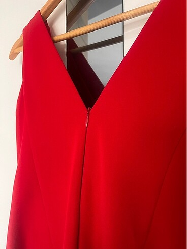 Kırmızı Abiye - Mezuniyet Elbisesi - Görsel 4