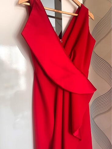 Kırmızı Abiye - Mezuniyet Elbisesi - Görsel 2