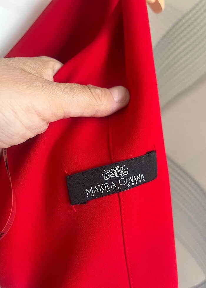 Kırmızı Abiye - Mezuniyet Elbisesi - Görsel 5