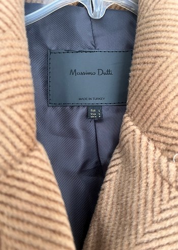 Bej/Kahve Yün & Pamuk Kadın Kaban - Görsel 4