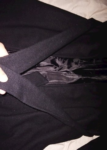 Trendyol & Milla Siyah Uzun Kadın Kaban Notch Yaka