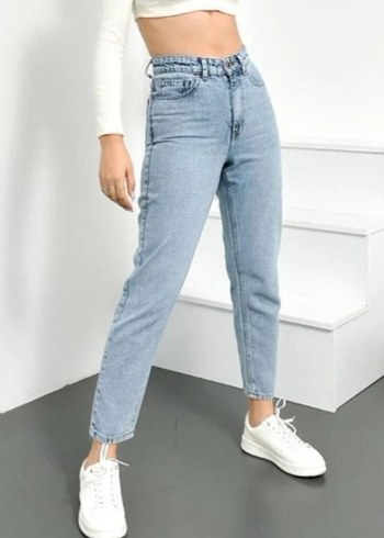 Düz Kesim Midi Denim Kadın Jean