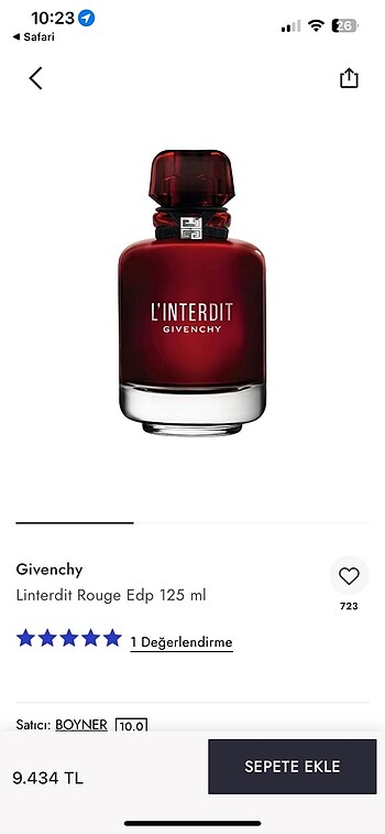 givenchy linterdıt