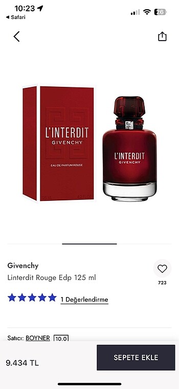 GIVENCHY givenchy linterdıt