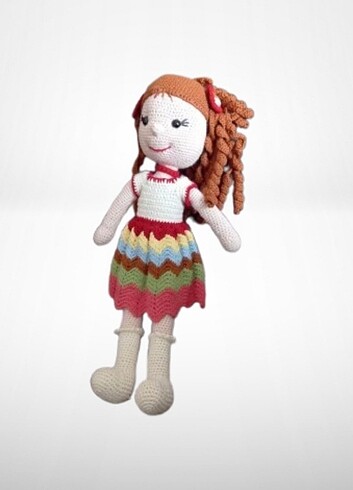 Amigurumi oyuncak el örgüsü bebek