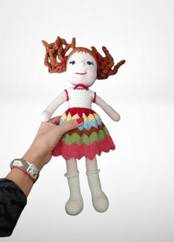 Beden Renk Amigurumi oyuncak el örgüsü bebek